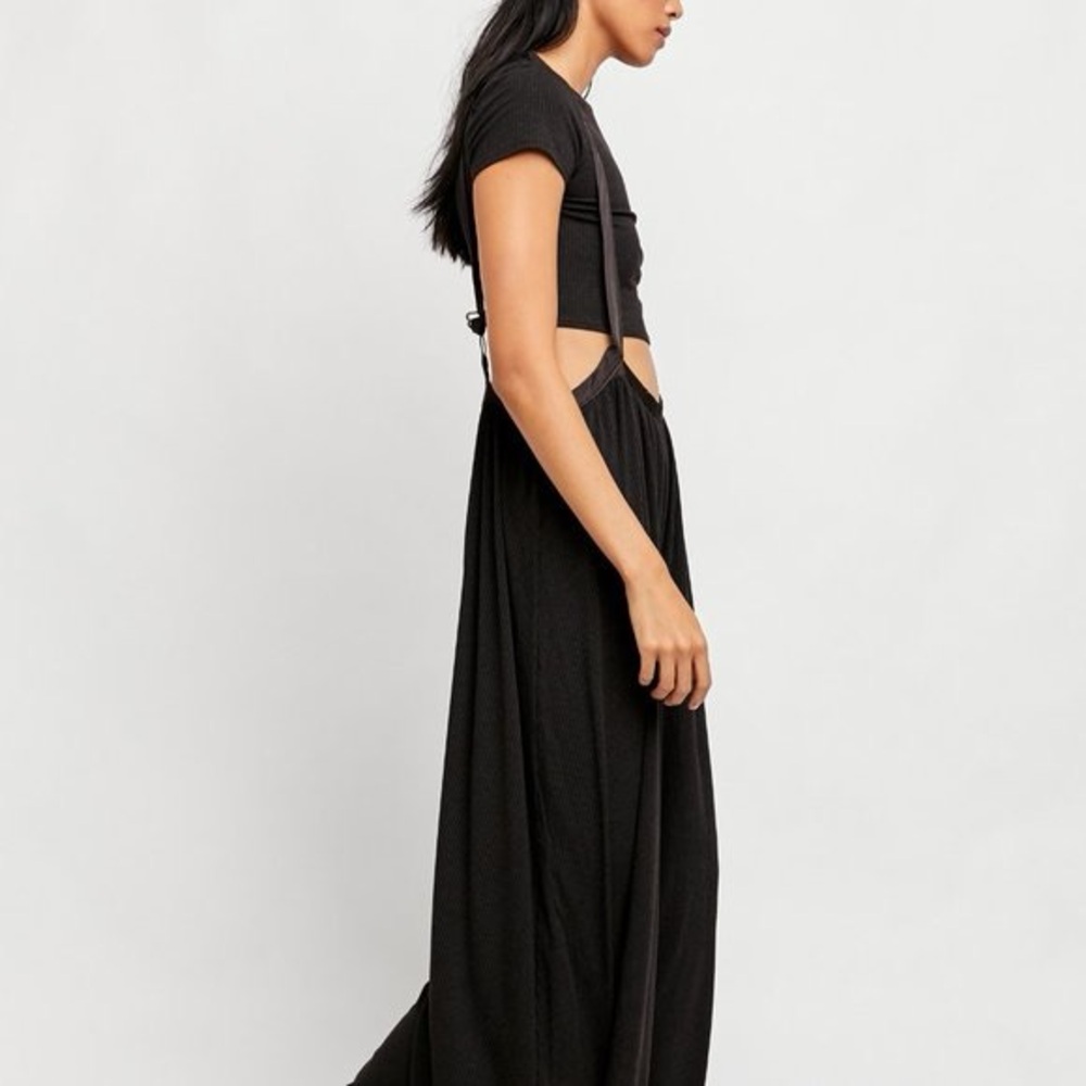 Free People Black Cutout Jumpsuit - Picture 9 of 12